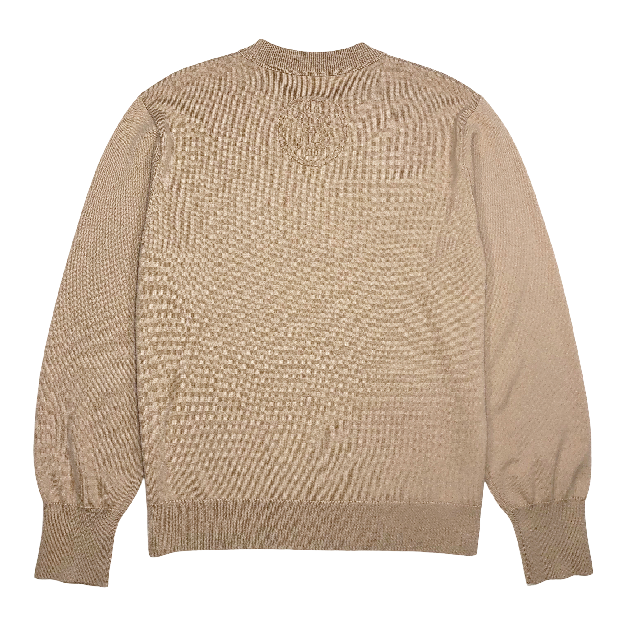 CALIX BITCOIN MERINO CREW NECK PULLOVER