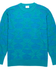 DELTA MERINO CREW NECK PULLOVER in TEAL JADE