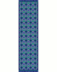 FLOWER OF LIFE SCARF IN BLUE EMERALD