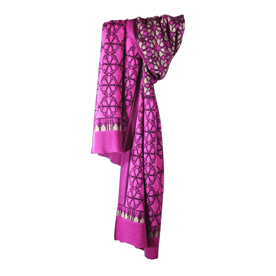 FORTITUDO WRAP IN FUCHSIA CAMEL