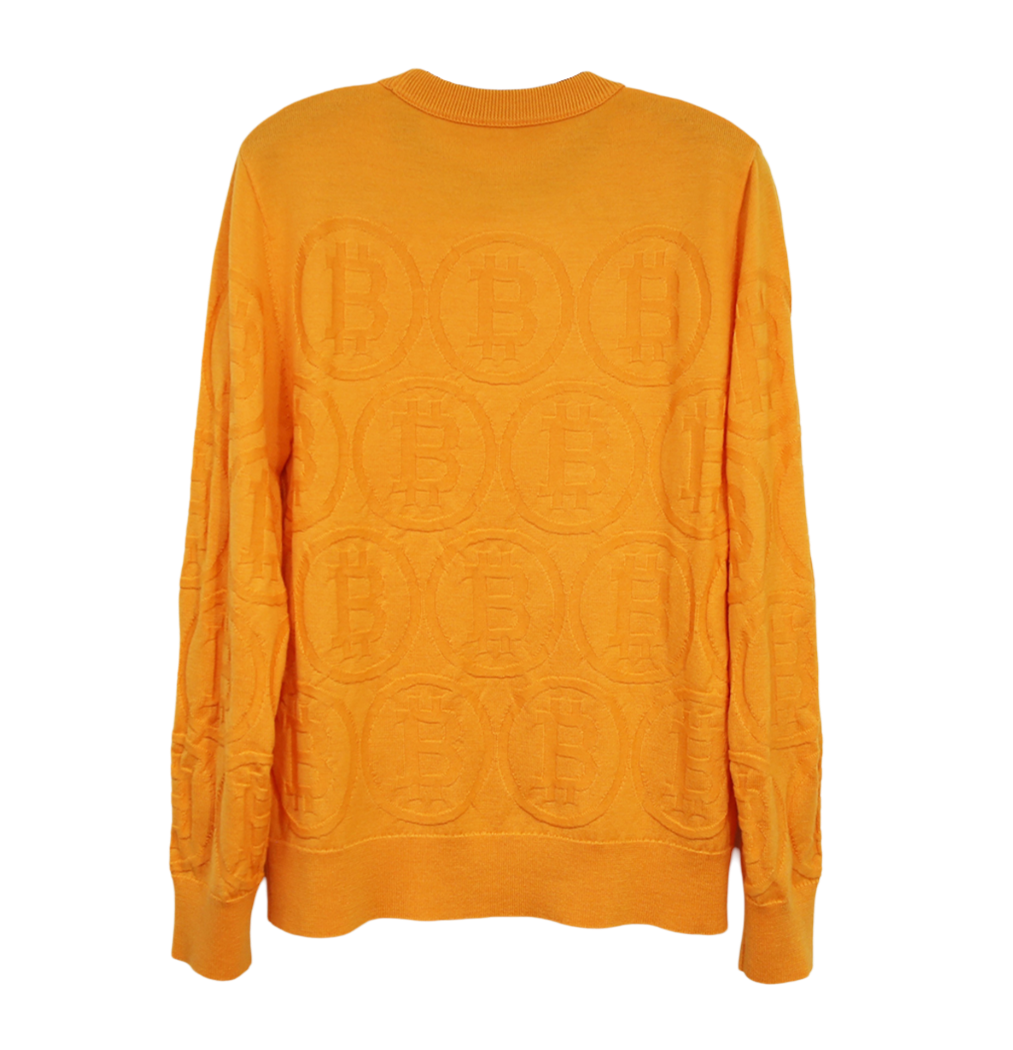 ORION BITCOIN MERINO CREW NECK PULLOVER