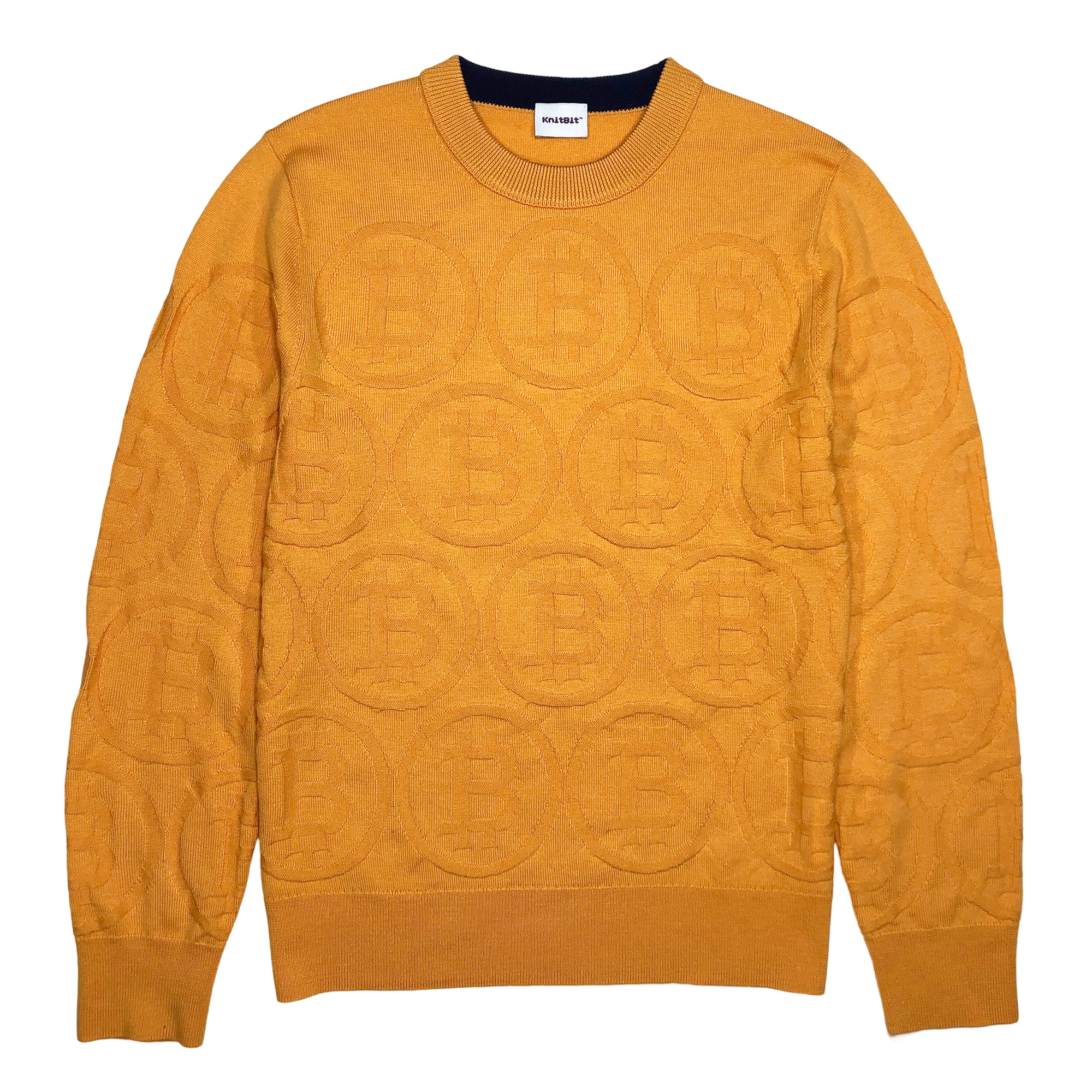 ORION BITCOIN MERINO CREW NECK PULLOVER