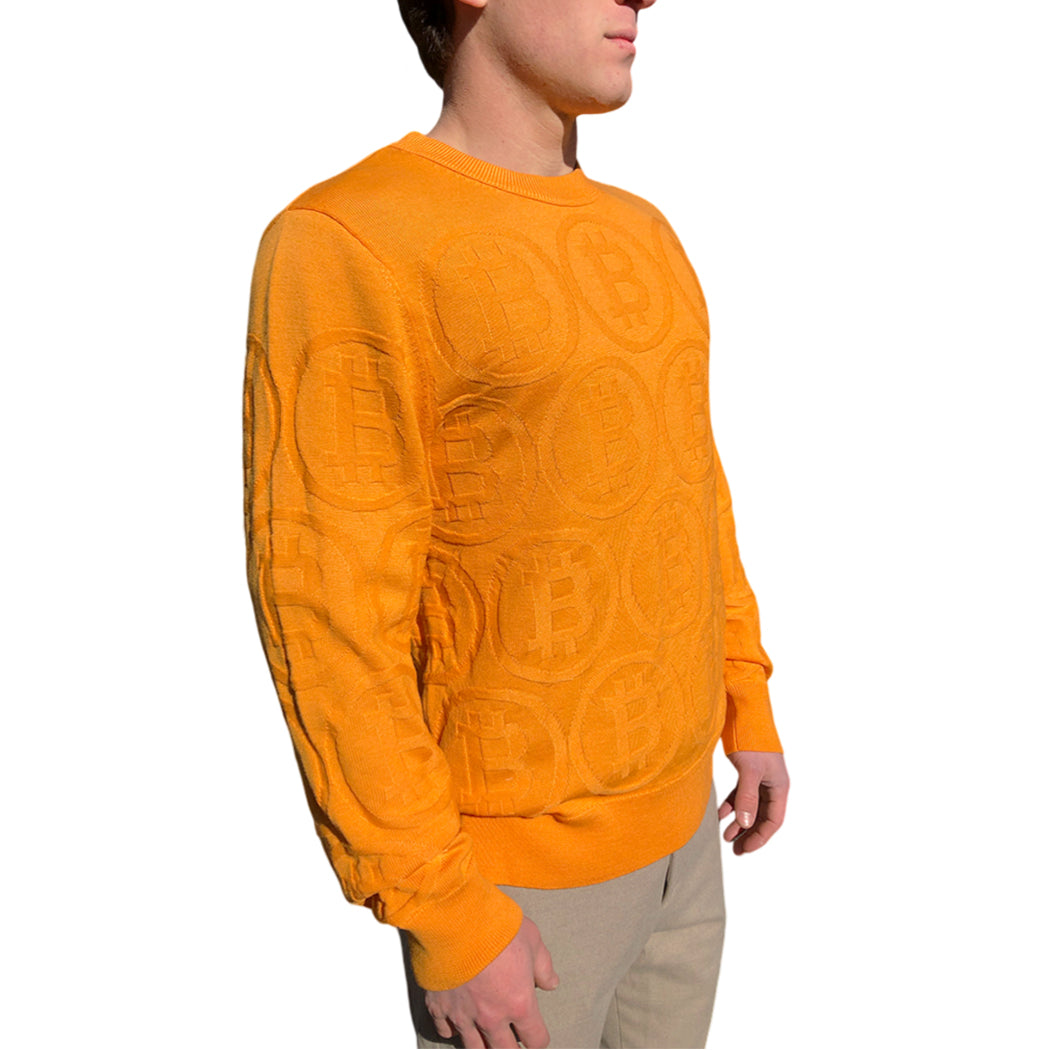 ORION BITCOIN MERINO CREW NECK PULLOVER